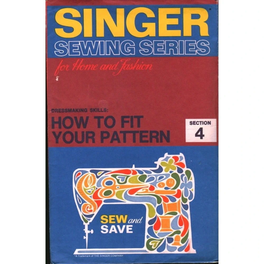 Vintage Singer Sewing Series Section 4 How to Fit Your Pattern Booklet Guide